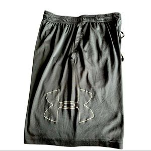 Under Armour Mens Athletic Heatgear Shorts - Black - Size Medium